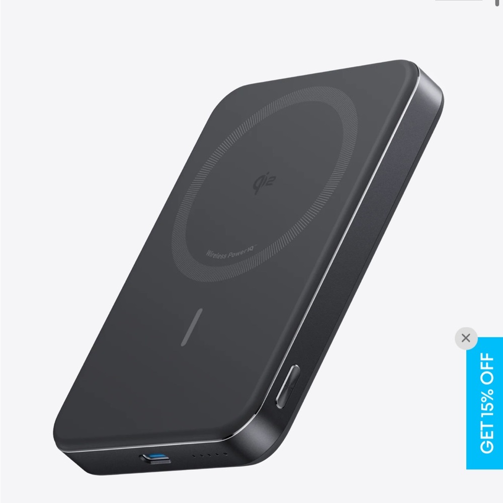 Anker Portable Charger
Anker MagGo Power Bank (10K, Slim)